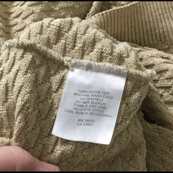 Beige textured light weight sweater - Picture 4 of 4